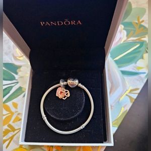 Pandora bracelet and Family charm